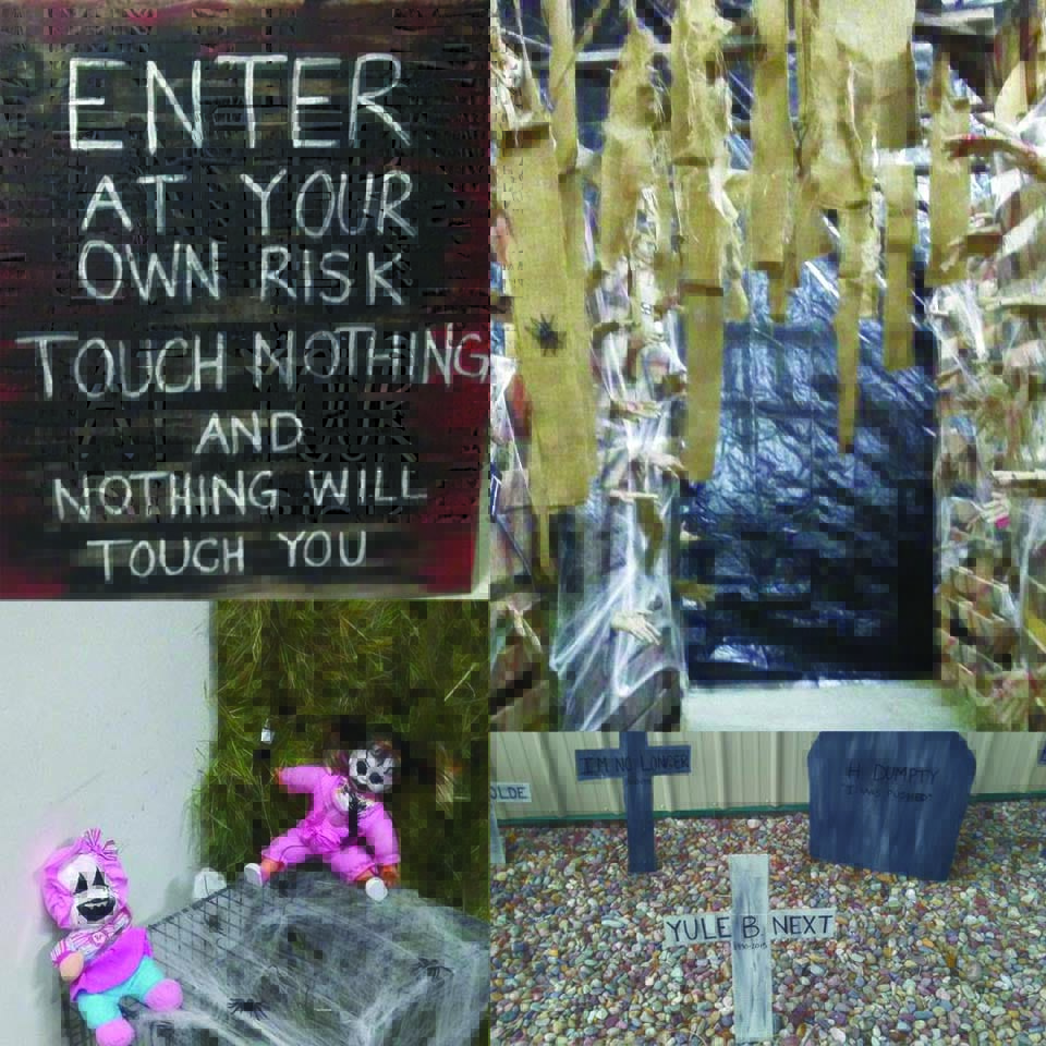 Haunted House Photo Collage